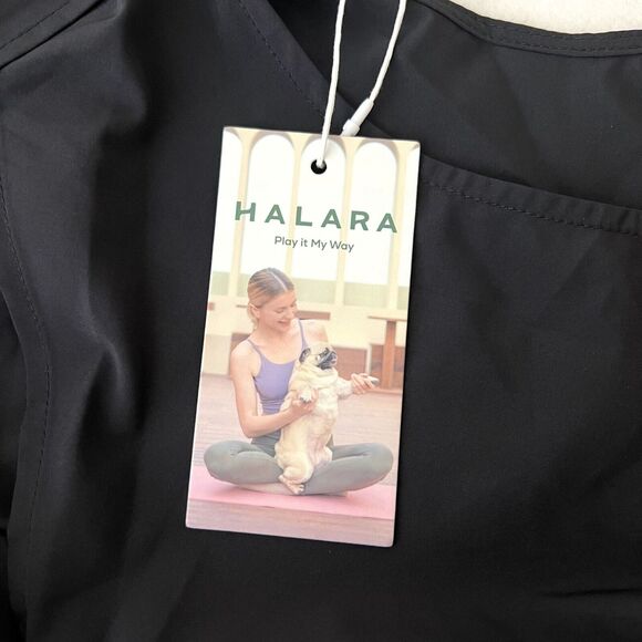 Halara Black Breezeful Cut Out Halter Dress - Picture 6 of 7